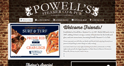 Desktop Screenshot of powellssteamer.com